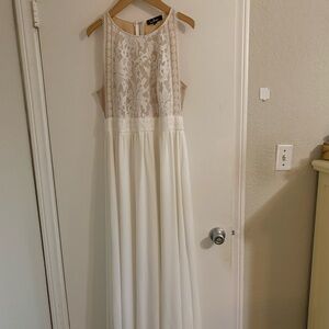 Lulu’s brand wedding-style dress